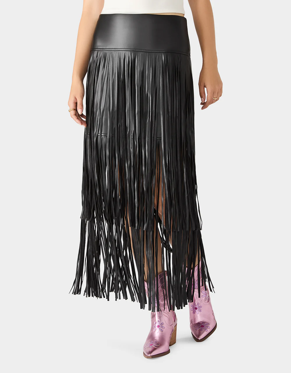 MIDNIGHT RODEO SKIRT BLACK - Image 4