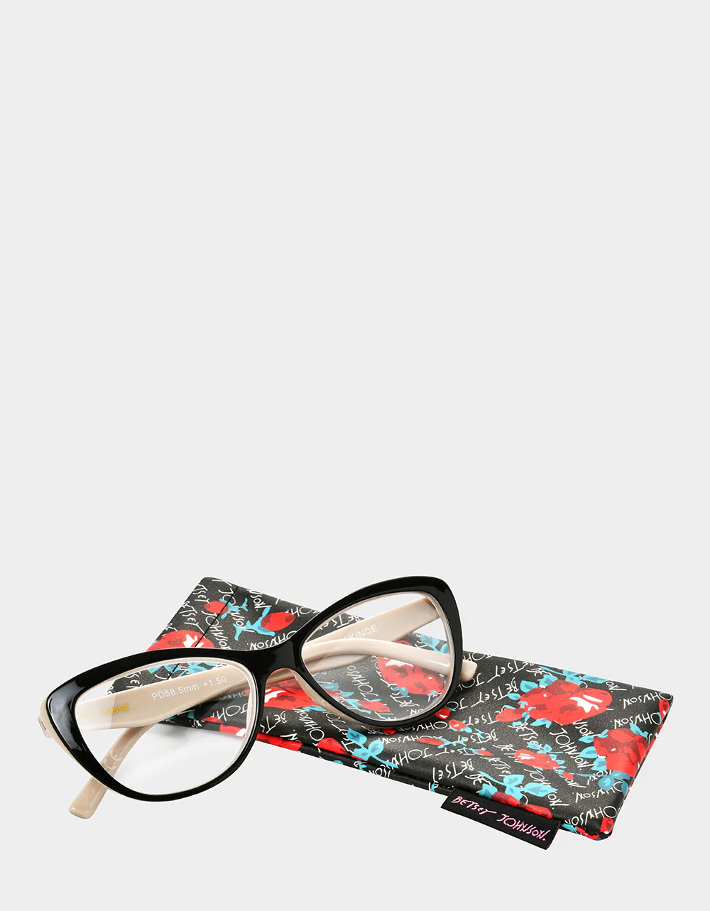 EFFORTLESS CHIC CAT EYE READING GLASSES BLACK - Image 4