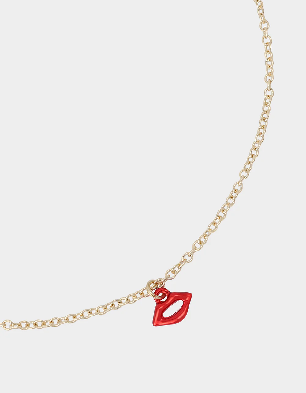 LIPS NECKLACE SET RED - Image 3