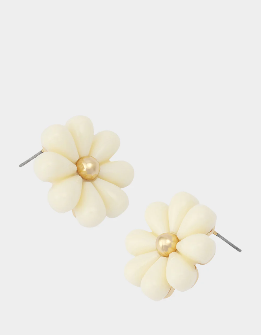 DAISY STUD EARRINGS IVORY - Image 2