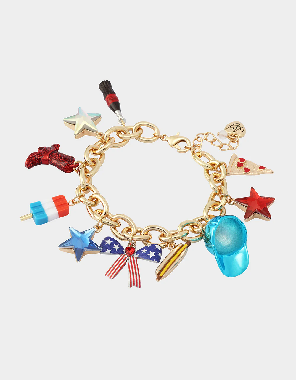 AMERICANA CHARM FLEX BRACELET RED - Image 4