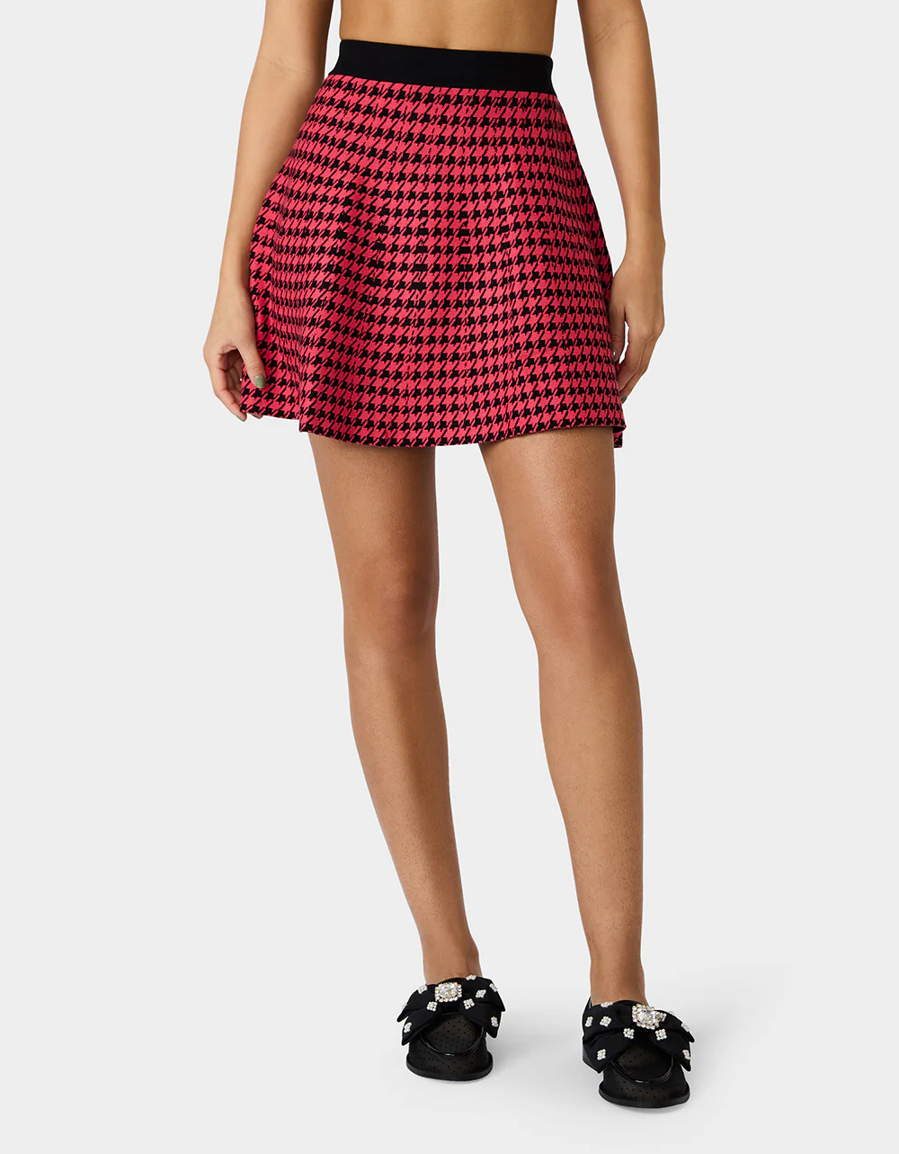 HOT IN HOUNDSTOOTH SET PINK MULTI - Image 8