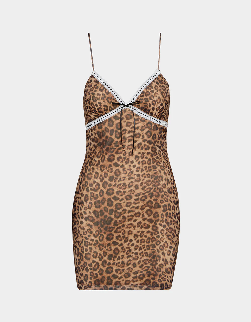 LEOPARD SLIP DRESS - Image 2