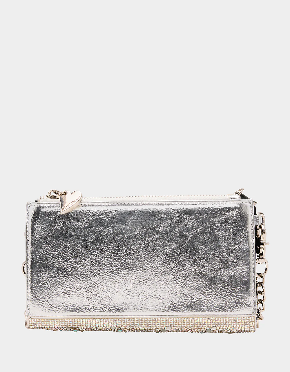 WALLET ON CHAIN PHONE HOLDER SILVER - Image 6