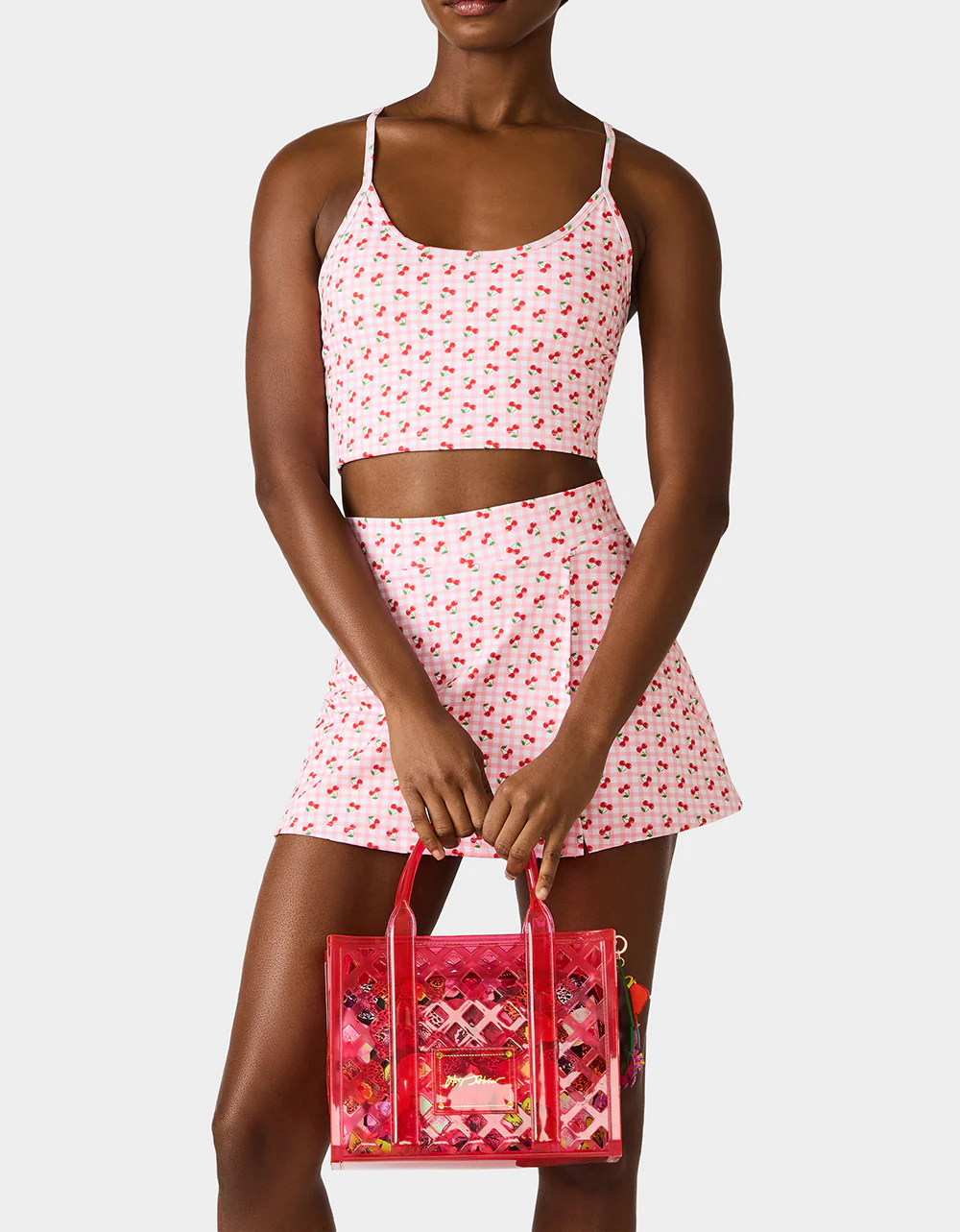 JAMMIN CLEAR SATCHEL PINK - Image 8
