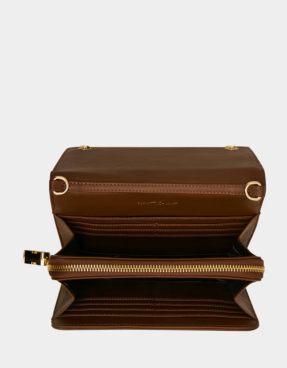 BLITZ & GLITZ WALLET ON CHAIN BROWN - Image 5
