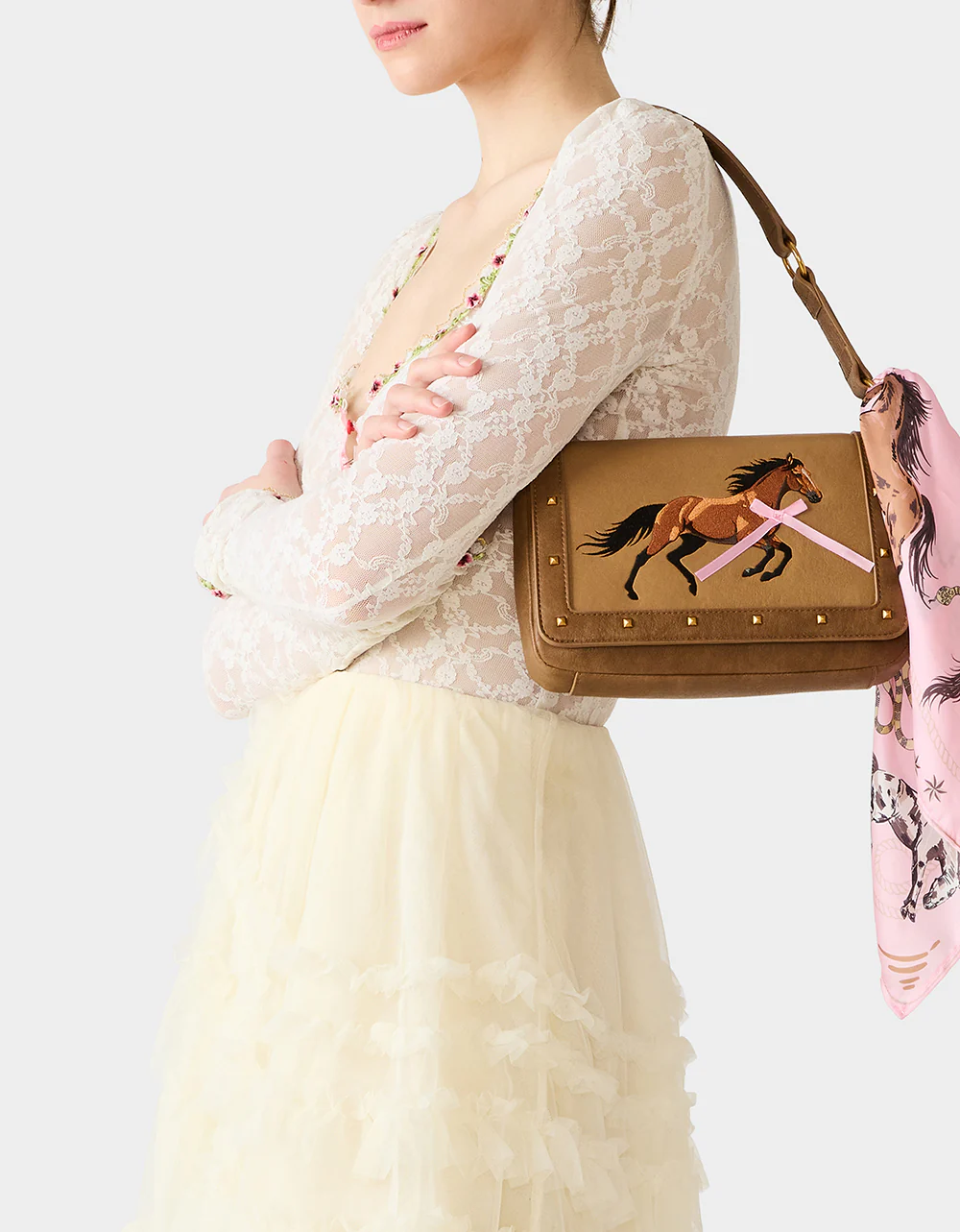 THE MANE EVENT SHOULDER BAG BROWN - Image 2