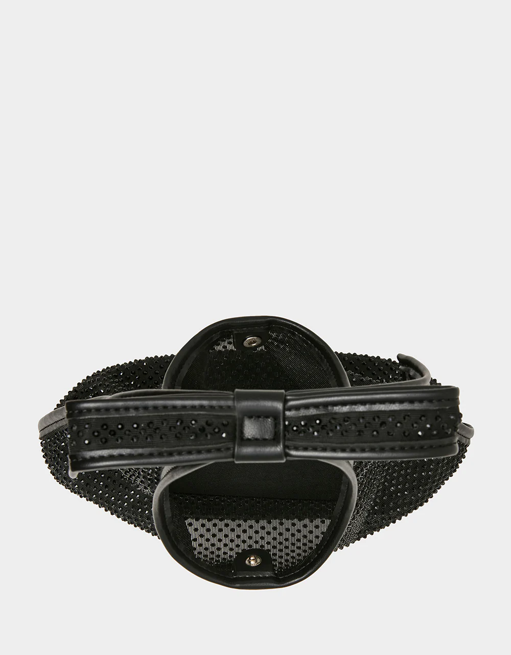 BOW MINI MESH TOTE BLACK - Image 6