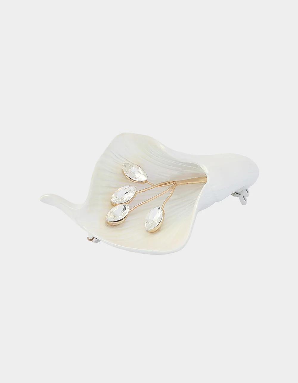 CALLA LILY BROOCH WHITE - Image 3