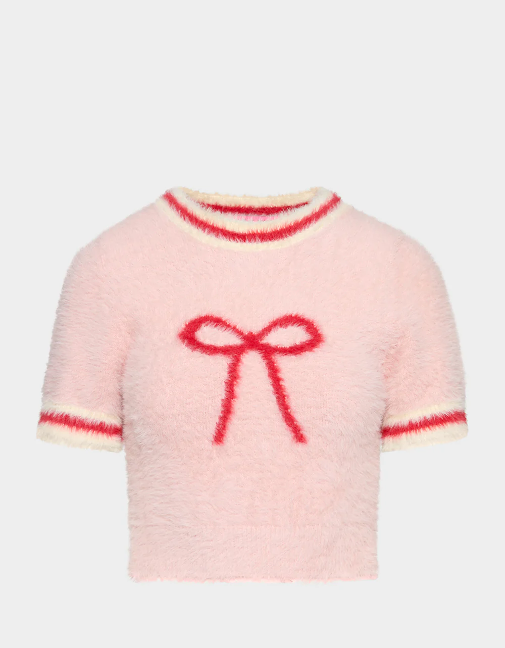 BETSEY'S BOW SWEATER PINK - Image 2