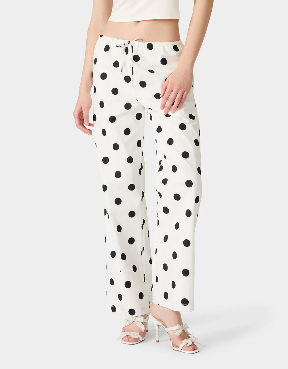 DOTTY DARLING PANTS WHITE - Image 2