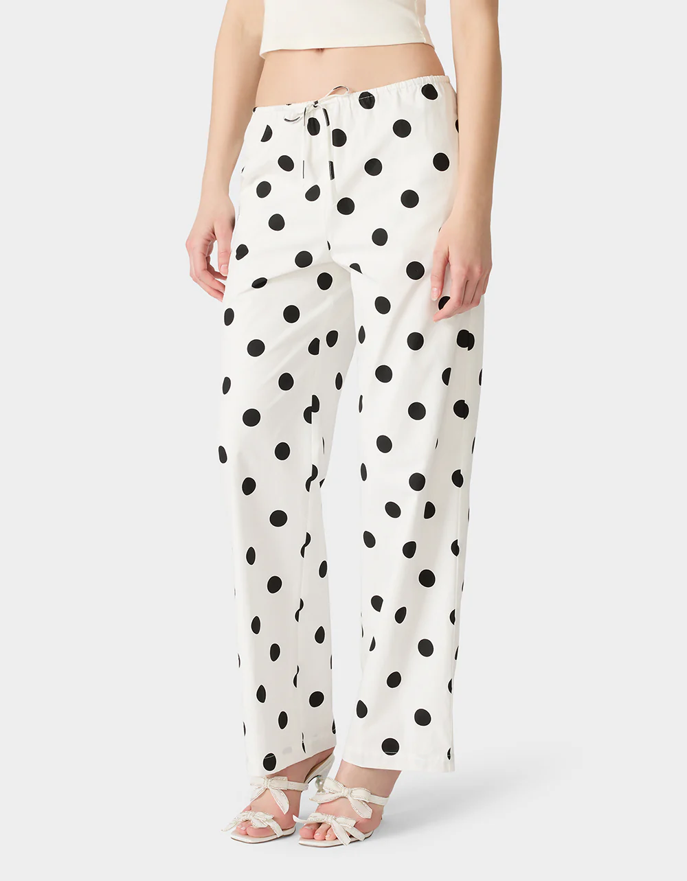 DOTTY DARLING PANTS WHITE - Image 3