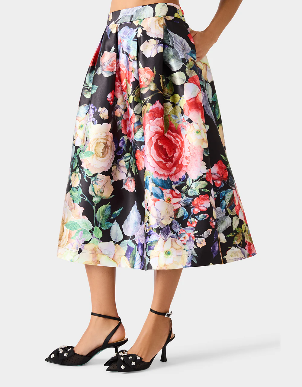 BOTANQUE SKIRT BLACK - Image 3