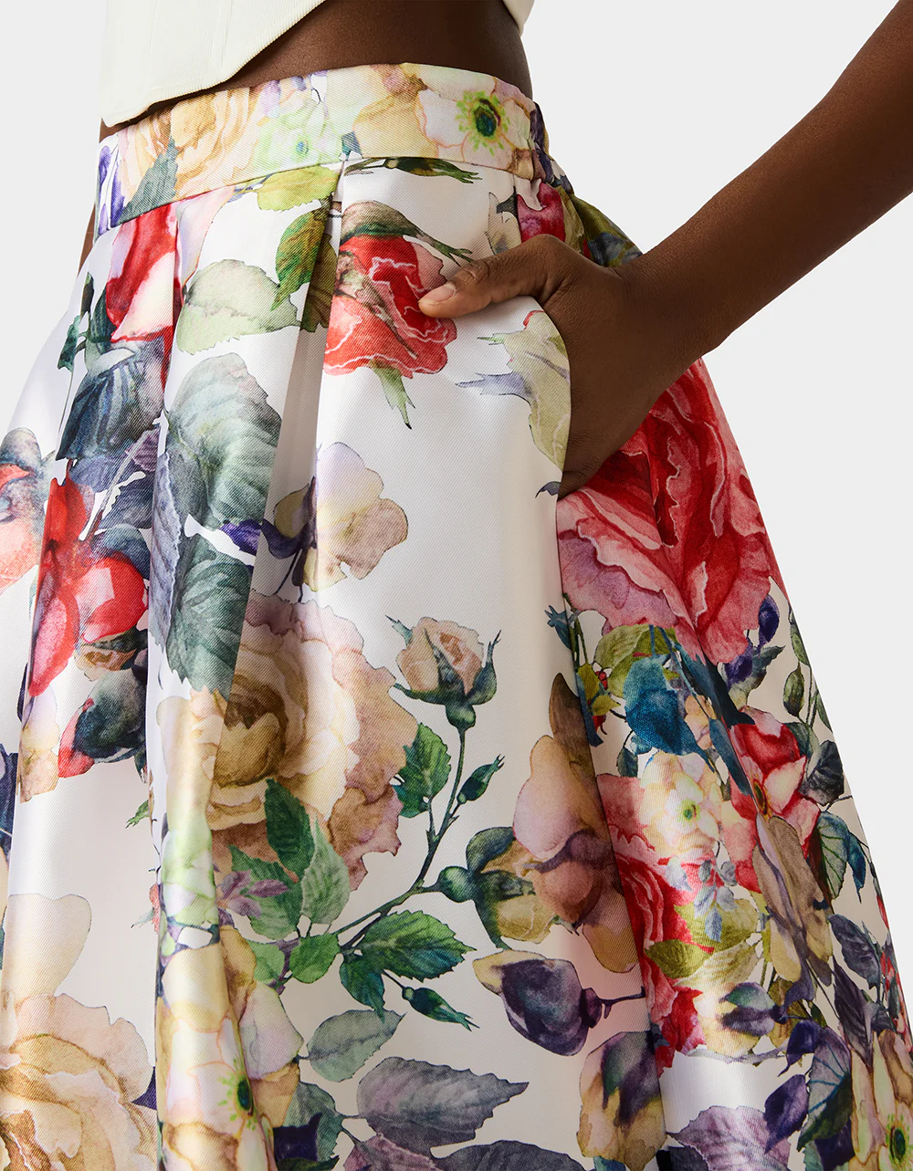 BOTANQUE SKIRT IVORY - Image 6