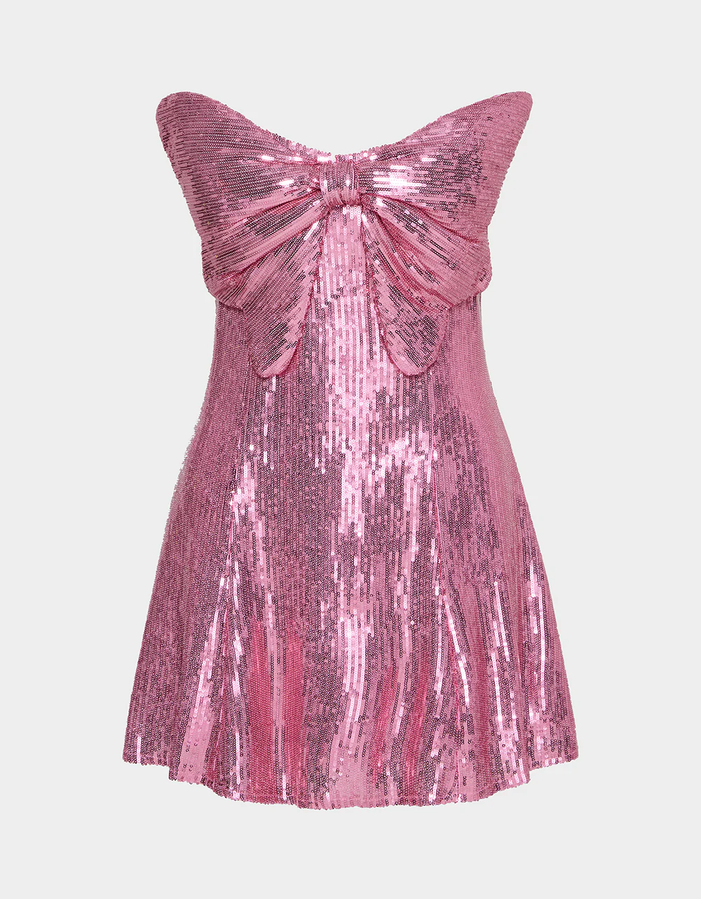 SEQUIN BOW DRESS PINK SEQUIN - Image 2