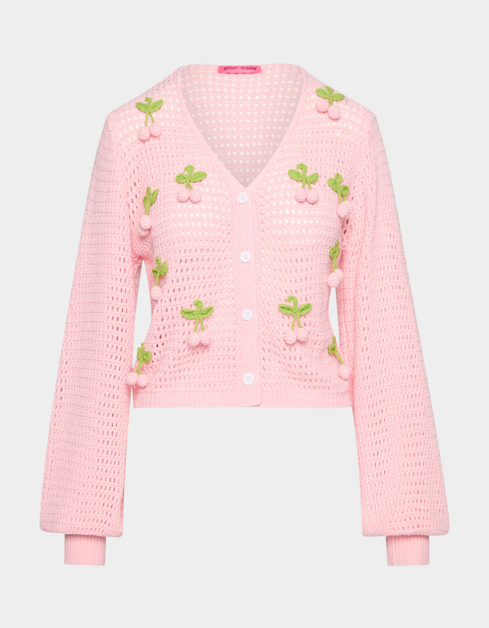 CHERRY CARDIGAN PINK - Image 2