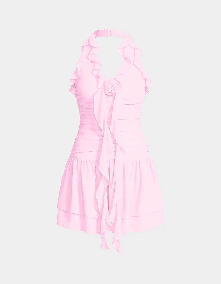 JESSIE ROSE MINI DRESS PINK - Image 2