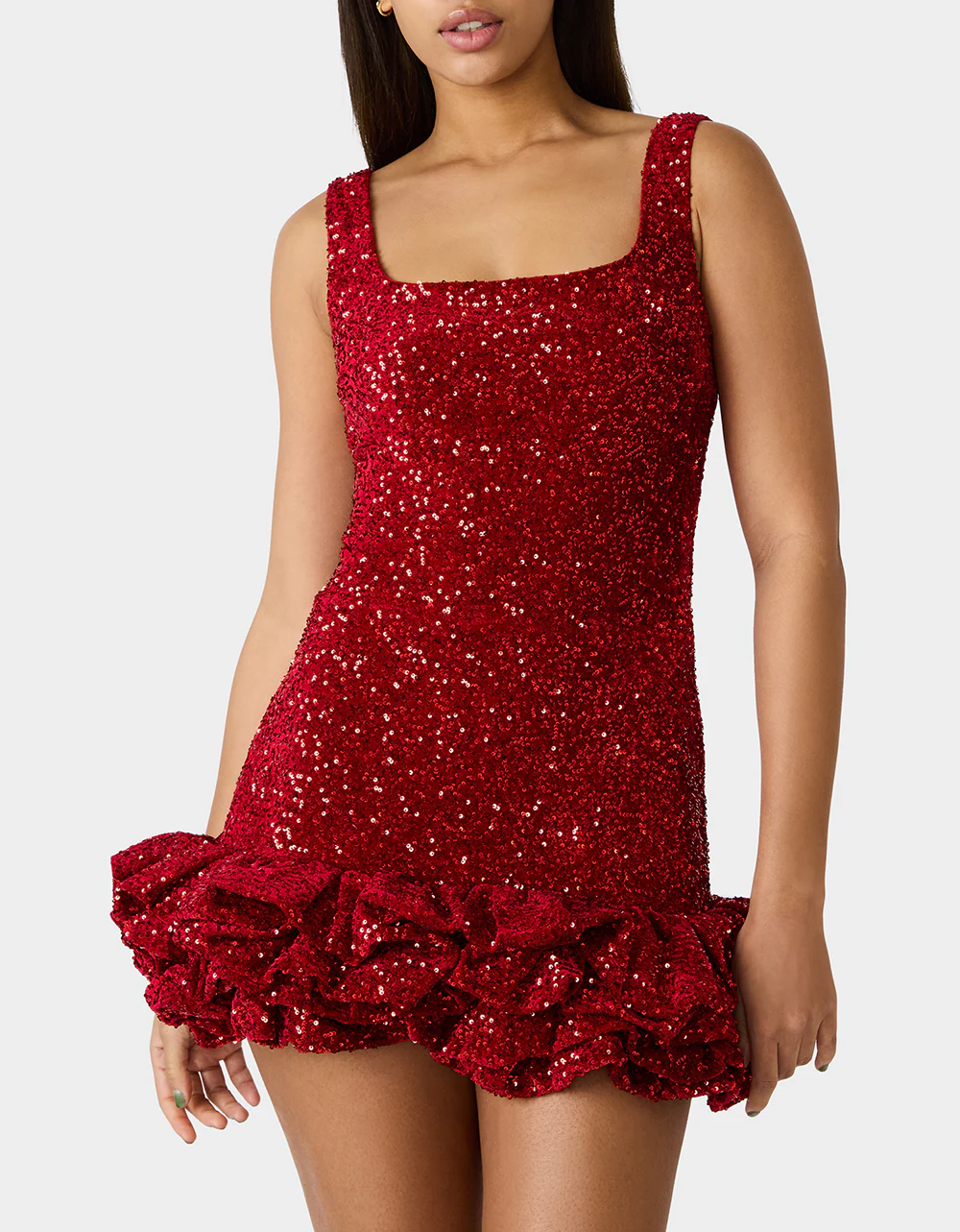 FESTIVE FLIRT DRESS RED - Image 3