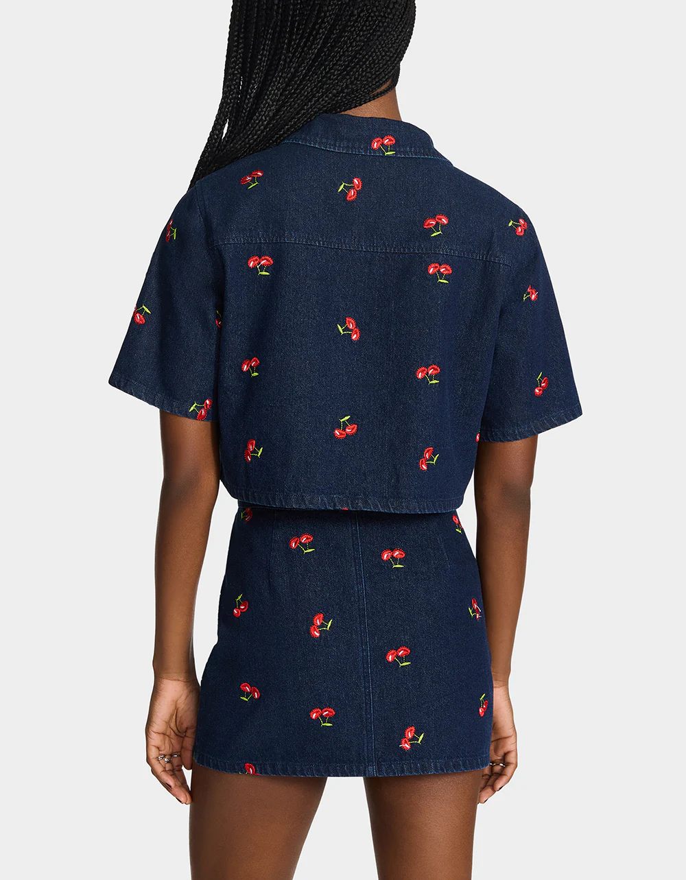CHERRY ON TOP SKIRT DENIM - Image 4