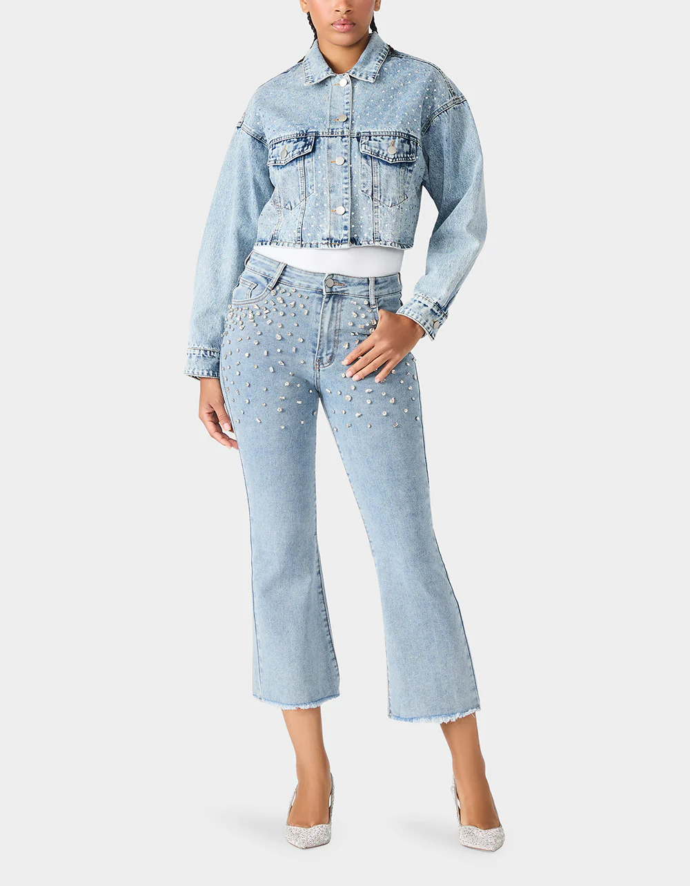SPARKLE DENIM JACKET - Image 6