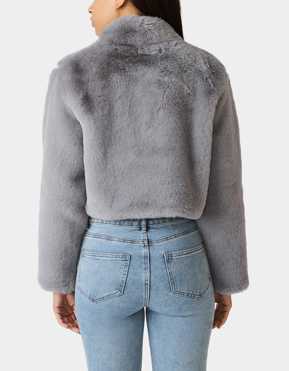 MISTY LUXE FAUX FUR GREY - Image 6